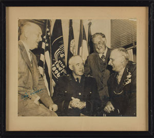 Lot #196 Omar Bradley and Montgomery of Alamein