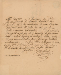 Lot #132 Baron Georges Cuvier - Image 1