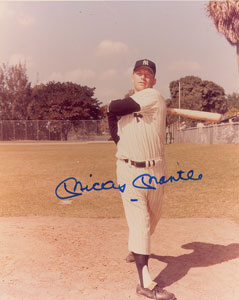 Lot #813 Mickey Mantle