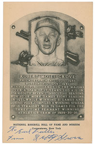 Lot #796 Lefty Grove