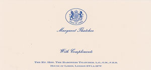 Lot #184 Margaret Thatcher - Image 3