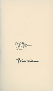 Lot #40 Bill Clinton and James Patterson - Image 1