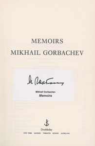 Lot #145 Mikhail Gorbachev - Image 1