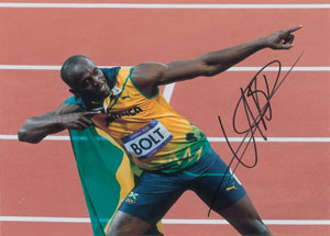 Lot #749 Usain Bolt - Image 1