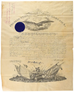 Lot #32  Presidential Appointments: Lorenzo W. Cooke - Image 1