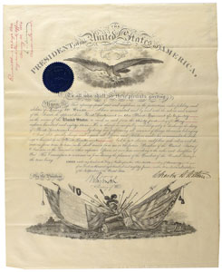 Lot #32  Presidential Appointments: Lorenzo W. Cooke - Image 3