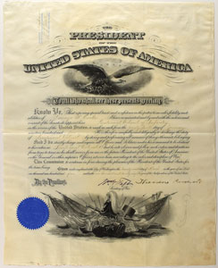 Lot #32  Presidential Appointments: Lorenzo W. Cooke - Image 5