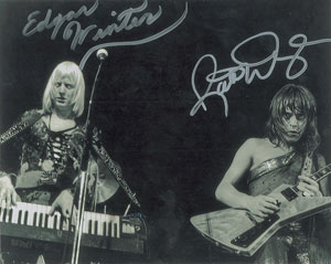 Lot #503 Johnny and Edgar Winter and Rick Derringer - Image 4
