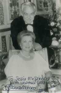Lot #169  Princess Grace and Prince Rainier - Image 1