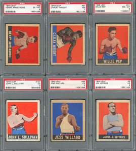 Lot #671  1948-1956 Leaf and Topps Boxing Card