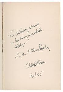 Lot #160 Ralph Nader - Image 3