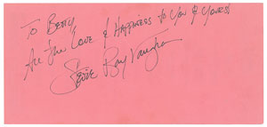 Lot #423 Stevie Ray Vaughan