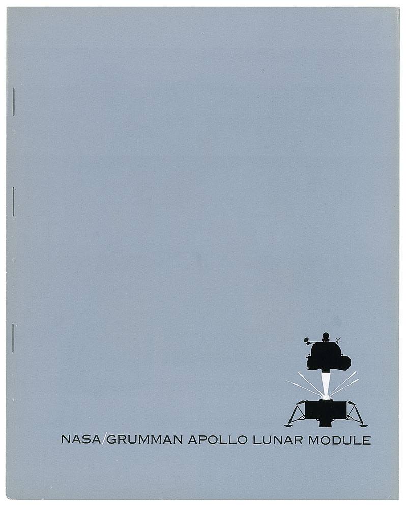 Lot #5272  NASA/Grumman Apollo Lunar Module Transgraphic Brochure