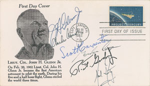 Lot #5060  Mercury and Gemini Astronauts Signed Cover - Image 1