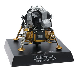 Lot #5070 Charlie Duke Signed Lunar Module Model - Image 1
