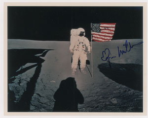 Lot #5306 Edgar Mitchell Signed Photograph - Image 1