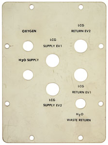 Lot #5388  Space Shuttle Valve Panel - Image 1