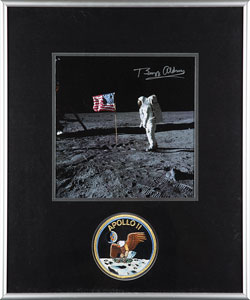 Lot #5174 Buzz Aldrin Signed Photograph