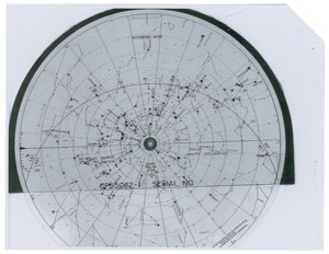 Lot #5048 Gordon Cooper's Gemini 5 Training-Used Star Chart - Image 3