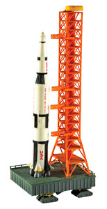 Lot #5079  Saturn V Rocket and Mobile Launcher Platform
Toy Model - Image 1