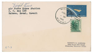 Lot #5192 Neil Armstrong Signed Tracking Station Cover - Image 2