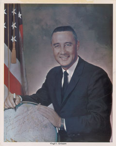 Lot #5025 Gus Grissom Signed Photograph