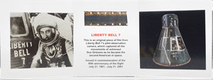 Lot #5040  Liberty Bell 7 Flown Artifact - Image 1