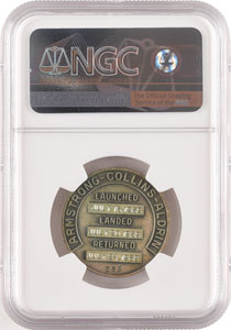 Lot #5197 Michael Collins's Apollo 11 Flown Robbins Medal - Image 2