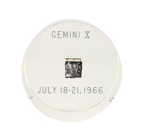 Lot #5065 John Young's Flown Gemini 10 Heat Shield Fragment - Image 1