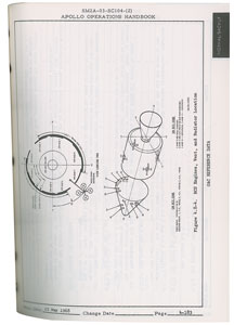 Lot #5166  Apollo 9 CSM-104 Operations Handbook, Volume 2 - Image 2