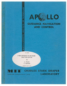 Lot #5264  Apollo GNC Orbital Navigation Report by MIT - Image 1