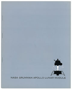 Lot #5272  NASA/Grumman Apollo Lunar Module Transgraphic Brochure - Image 1