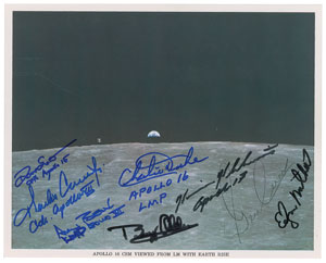 Lot #5149  Moonwalkers Signed Photograph - Image 1