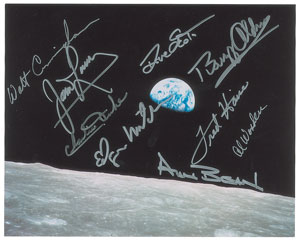 Lot #5143  Astronauts Signed Photograph - Image 1