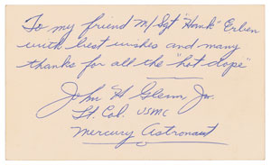 Lot #5029  Mercury Seven Group of (7) Handwritten Notes - Image 6