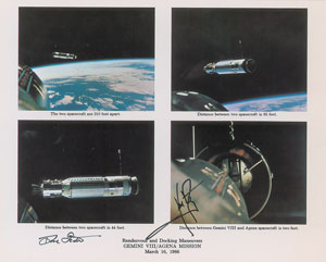 Lot #5056  Gemini 8 Signed Photograph - Image 1