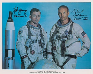 Lot #5050  Gemini 10 Signed Photograph - Image 1
