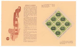 Lot #5164  Apollo 8 Signed Commemorative Stamp - Image 2