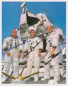 Lot #5205  Apollo 12 Signed Photograph