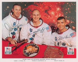 Lot #5214  Apollo 13 Signed Photograph - Image 1