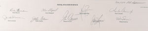 Lot #5152  Naval Aviation in Space Signed Lithograph - Image 2