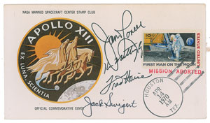 Lot #5211  Apollo 13 Signed Cover - Image 1