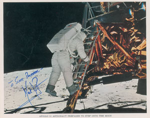 Lot #5189 Neil Armstrong Signed Photograph - Image 1