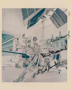 Lot #5209  Apollo 12 Signed Photograph - Image 1