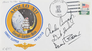 Lot #5200  Apollo 12 Flown Cover - Image 1