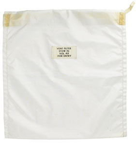Lot #5100  Apollo CM Vent Filter Stowage Bag - Image 1