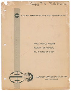 Lot #5351 Early Space Shuttle Contractor Request for Proposal Document - Image 4