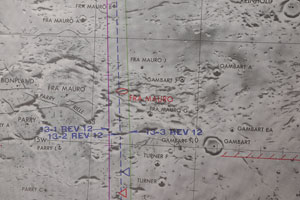 Lot #5218 James Lovell's Apollo 13 Flown Lunar Map - Image 9