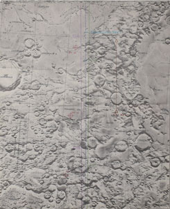Lot #5218 James Lovell's Apollo 13 Flown Lunar Map - Image 17