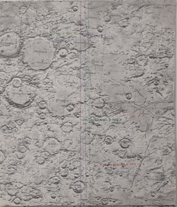 Lot #5218 James Lovell's Apollo 13 Flown Lunar Map - Image 18